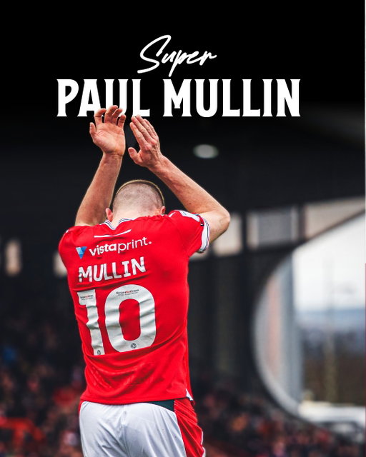 Five years. Three Promotions. There’s only one Super Paul Mullin 🏆

🔴⚪ #WxmAFC