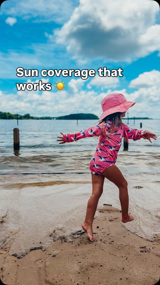 Controversial Take “I don’t rely on sunscreen on my kids for summer” 

@reimanorthamerica Sunproof Collection has everything we need! ☀️ 

Comment “coverage” and I’ll send you my links!