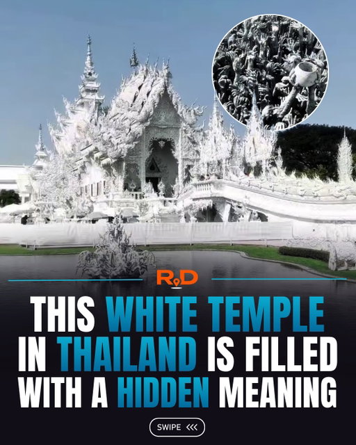 @kelseysmit.h captured one of Thailand’s most surreal landmarks, where visitors symbolically cross through temptation and suffering before reaching the temple itself.

Wat Rong Khun, better known as the White Temple, appears almost heavenly from a distance with its completely white exterior and thousands of mirrored details reflecting the sunlight.

But the entrance tells a much darker story.

Hundreds of hands reach upward from beneath the bridge, representing greed, desire, and the temptations people must leave behind on their journey toward enlightenment.

Despite looking centuries old, the temple is actually a modern work of art created by Thai artist Chalermchai Kositpipat and opened to visitors in 1997.

Would you cross this bridge to see what is inside?

📍 Wat Rong Khun, Chiang Rai, Thailand
 🎥: @kelseysmit.h

#ThailandTravel #ChiangRai #WhiteTemple #AmazingThailand #RemarkableDestinations