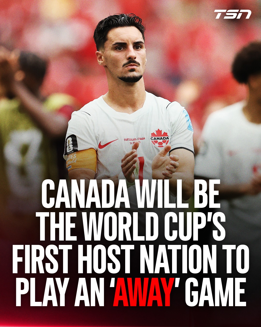 Canada will become the first ever #FIFAWorldCup host nation to play a match outside of its borders when they travel to Los Angeles to play South Africa in the Round of 32 on Sunday. 😮