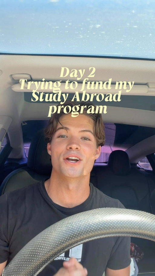 Day 2! Trying to fund my study abroad program this fall! It’s my dream 🙏🏻 #student #studyabroad