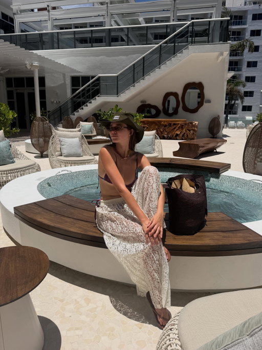 Summer is here ☀️ poolside with my boys at Hotel Andaz Miami Beach thanks to @resortpass #ad