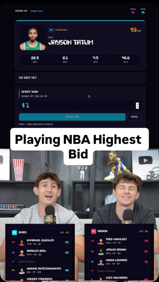 Who built the better team? #intern #nba