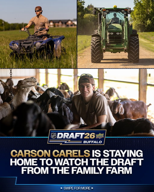 @carson_carels' goats need him 🐐 #NHLDraft