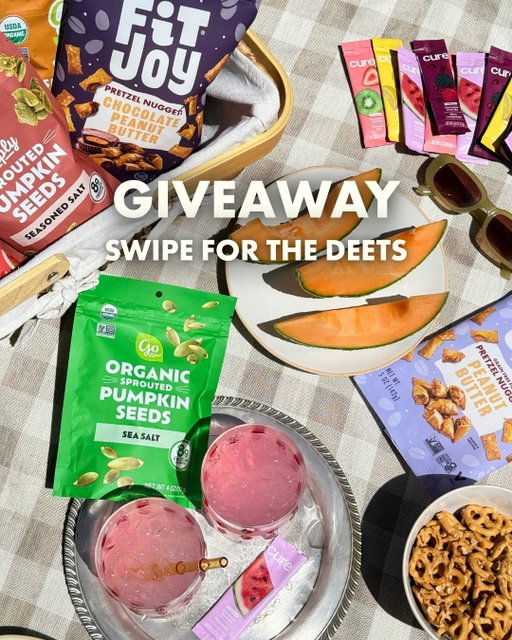 🌞✨ SUMMER GIVEAWAY ALERT ✨🌞

Your picnic basket is about to get a serious upgrade! 🧺☀️ @FitJoy, @go_raw, and @cure are teaming up to send one lucky winner the ultimate outdoor snacking haul, because summer snacking should slap. 🌿🎉

The goods dropping in your basket:
🥨 A variety pack from @FitJoy
⚡ A variety pack of @cure products
🌱 An assortment of @go_raw products

How to get in on this:
☀️ Follow @FitJoy, @cure & @go_raw
❤️ Like this post
🏖️ Tag the friend who's definitely eating your snacks at the picnic
Bonus: Drop a "💕" on our last three posts for an extra entry!

Open to U.S. residents (lower 48), 18+. Giveaway ends 7/3 at 11:59 PM PST. Winner announced via DM from @FitJoy. Not sponsored, administered by, or associated with Instagram.