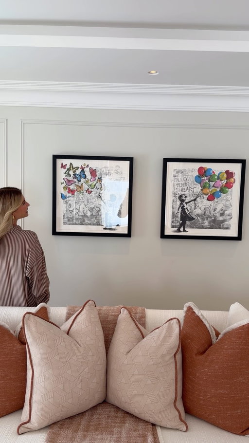 My living room is finally complete with these amazing art pieces!✨

Mr Brainwash’s new collection with Clarendon Fine Art - Hope is Beautiful and Peace is Beautiful. They are only available until midnight on the 5th July before the edition sizes are fixed forever! So be quick 💛 AD