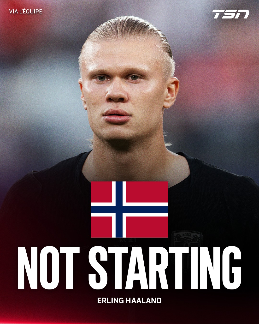 Norwegian star Erling Haaland will not start on Friday against Kylian Mbappé and France, per @lequipe.

Norway is expected to bench multiple other starters, with their berth to the knockout stage already secured.