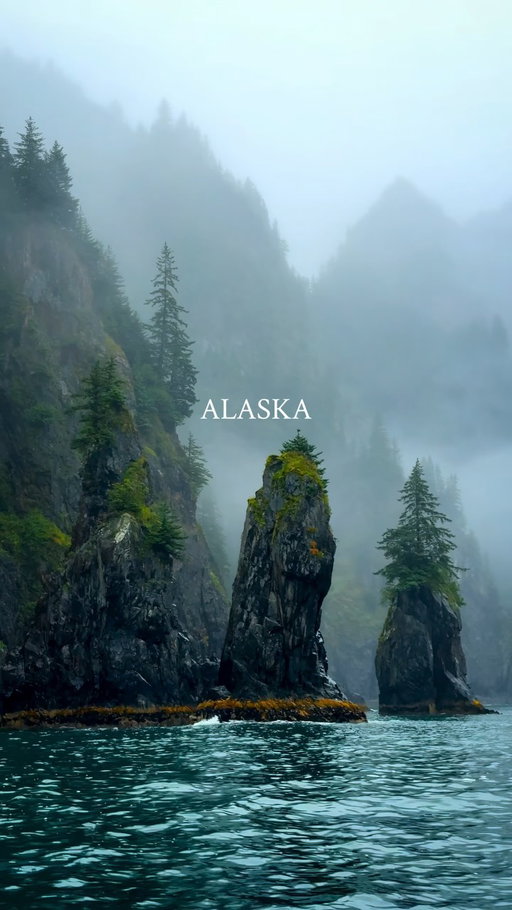 Alaska is a magical place 🥹🌲 

Would you visit here? 

#travel #adventure #nature #outdoors #shotoniphone
