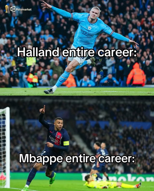 The clash of the titans.

Norway vs France 3pm est
This game will feature the 2 most valuable strikers in the world. Both coming off back 2 back braces vs Senegal and Iraq.

Mbappe has Olise on his team, unfair. He has Dembele(ballon d’Or). He’s got Barcola, Cherki, all these 100mil+ players who feed him goals up top. Even when he’s jogging he’s faster than everyone, allowing him to focus on his touches and positioning while gliding away from defenders. What separates the Frenchman is his mentality, he knows he’s the best, he wants to be the one with all the pressure, he thrives on it. I never got to watch Jordan in the 90s, they say his cortisol dropped in the final minutes of close games. Mbappe is wired similarly, he shows up in big games, hatrick in the finals, 15 World Cup goals in 15 games. He’s only ever lost 1 game at the World Cup.

Halland took the worlds biggest stage and made it his. He dosent have the supporting cast,  Halland has Odegard(shit) feeding him the ball. He has to put Norway on the map and he already did. 2 braces in 2 games, the guy is dragging his team into the round of 32. 6’5 fast as a horse strong as a train and a nasty brute to boot. This guy is a defenders worst nightmare. His left foot is second to none, his instincts in the box are Lukaku esc, he finishes tho. The freak of nature will be tested today against France’s back line. Saliba will not have slept well, nightmare matchup for him. How far can Norway row this summer with their.  main man Erling Halland? 
  Who’s the best player in the world?
