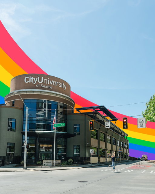 Happy Pride! 🏳️‍🌈💖 Seattle is about to be filled with even more love, color, and community this weekend and we'll be right there with you.

From our dedicated chamber supporting LGBTQ+ businesses to a campus where everyone belongs, we live it. See you at the parade!

#HappyPride #CityUofSeattle