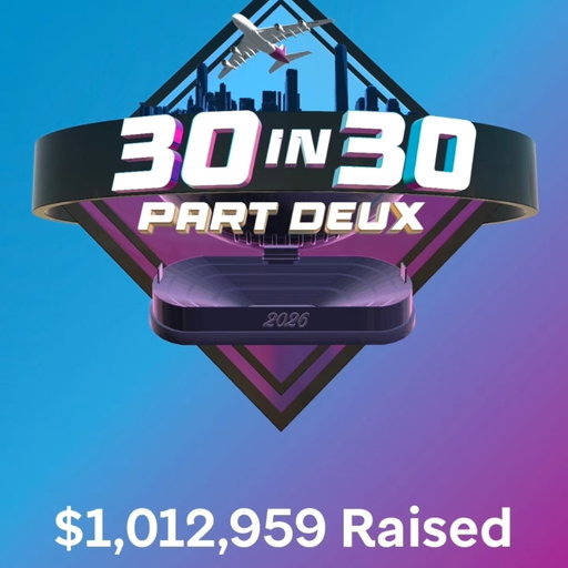 We did it. 

We raised $1 million for @stjude