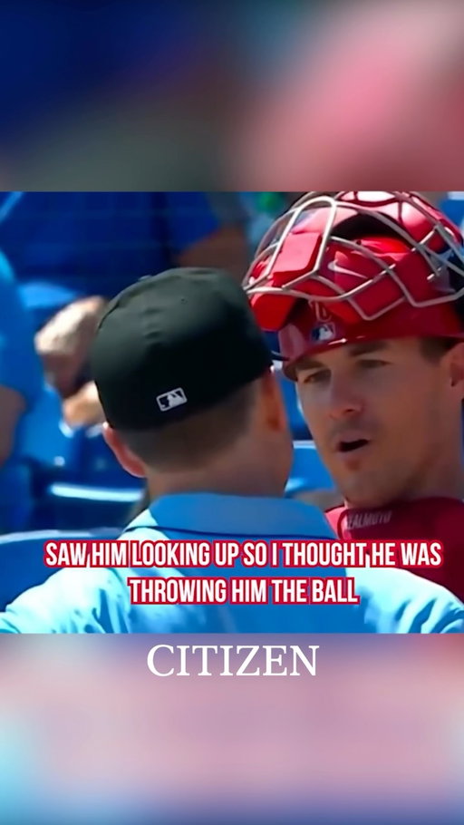 Umpire got embarrassed so he ejected Phillies catcher JT Realmuto, a breakdown throwback

#phillies #mlb #baseball #sports #umpire