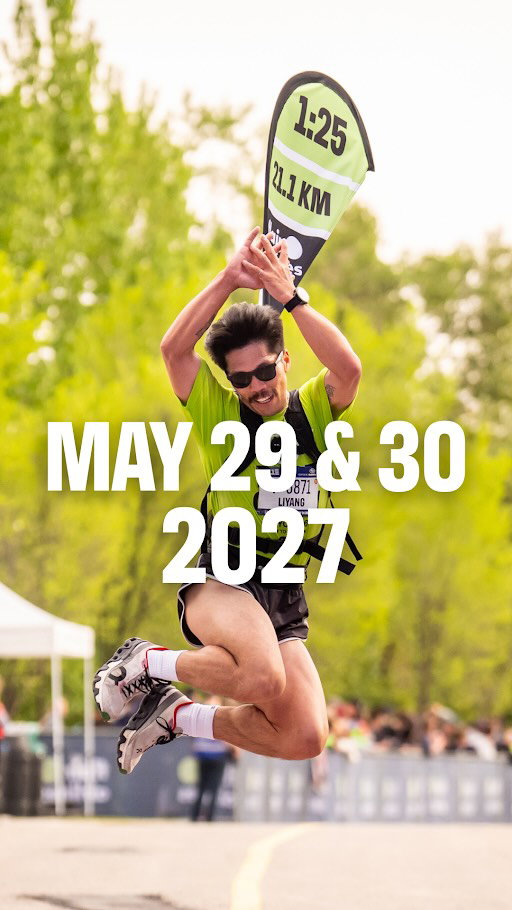 Calgary, mark your calendars for May 29 & 30, 2027!

Registration is coming soon for the 2027 Servus Calgary Marathon Race Weekend.💚💙

Another race weekend. Another finish line. Another chance to be part of something special.

Save the date... and keep your eye out for registration updates! 🏁

#calgarymarathon #runcalgary #morethanrun