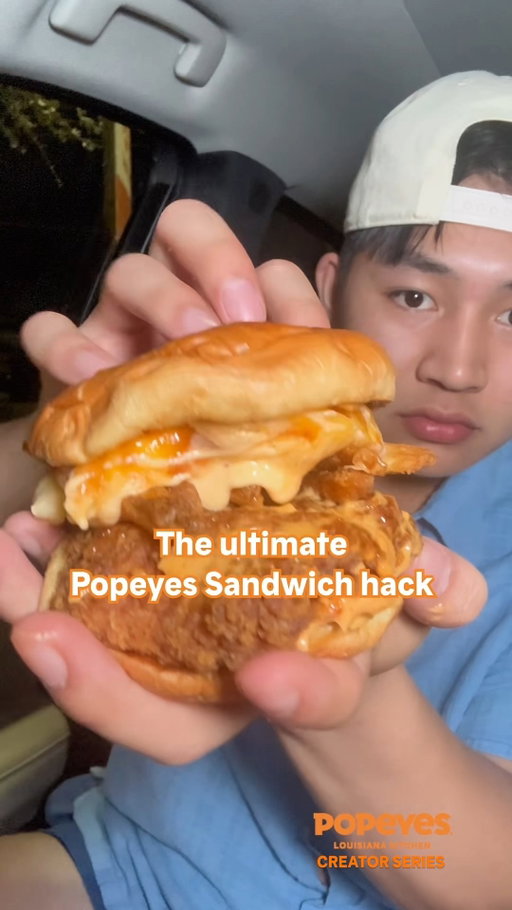 #ad Fries + Mac & Cheese + Popeyes Chicken Sandwich = The ultimate Popeyes hack 🤤🌟