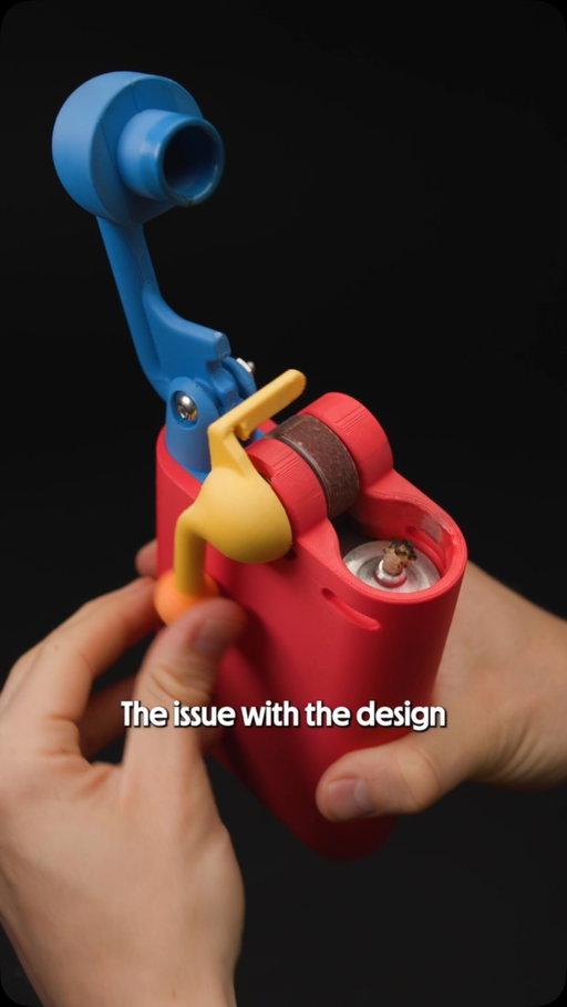 Zip ties, socket wrenches, and surprisingly vintage lighters all use ratchet mechanisms to enable motion in one direction only. We loved figuring out how this little part worked so we could bring it into our design. We hope you find it as satisfying as we do.

Let us know what Swingtop Lighter features you want to learn more about next.