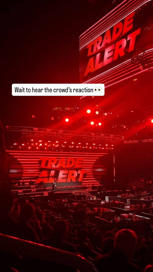 Not hockey jobs related, but this crowd-gasp after the McTavish trade was too good to not post!