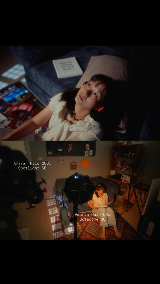 How I Set Up Lighting to Film Myself with @amarancreators 🥰🫶🏻

#amaran 
#amaranpartner