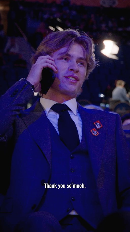 The call that made Gavin McKenna a Maple Leaf 📞