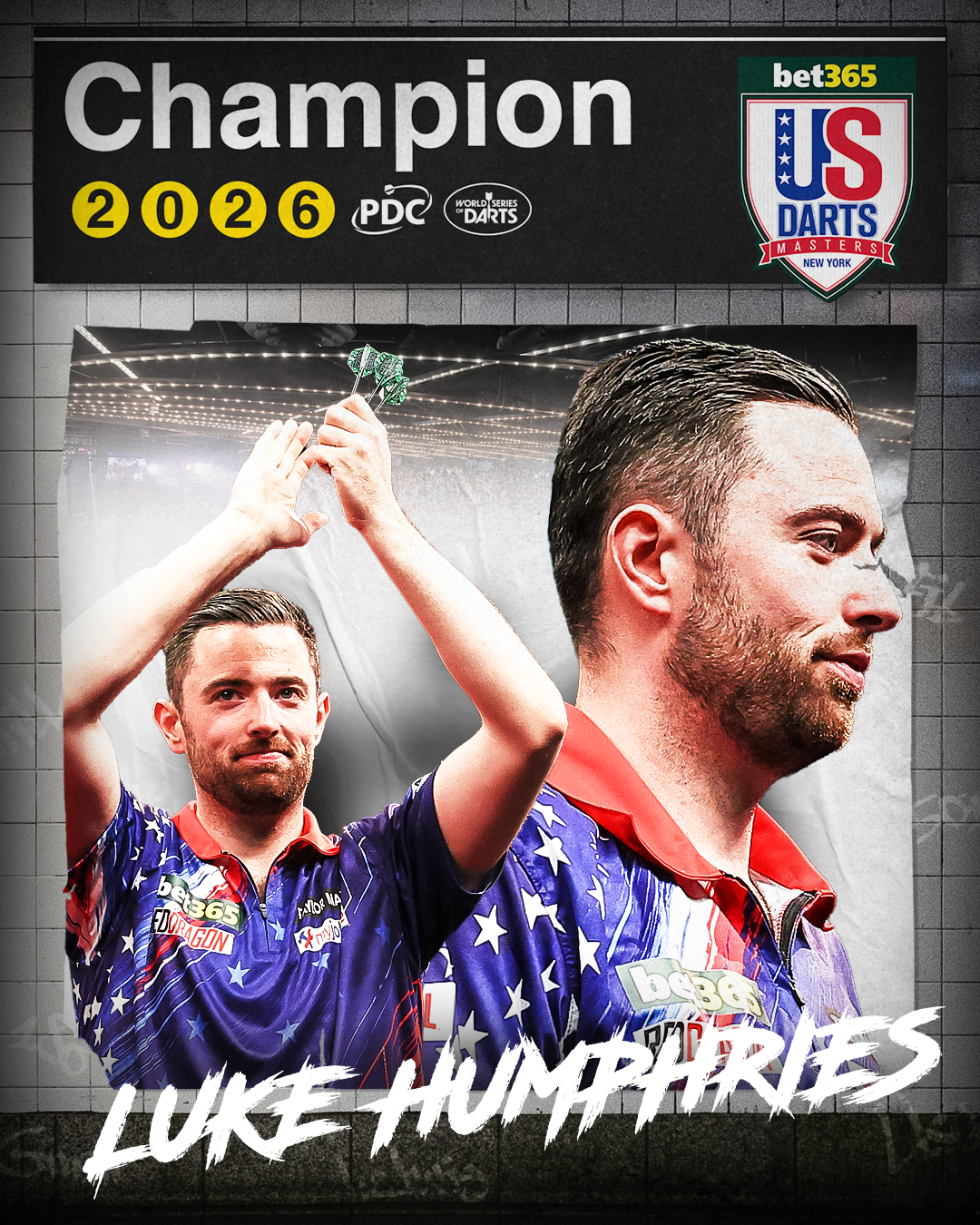 HUMPHRIES RETAINS HIS TITLE AT MADISON SQUARE GARDEN 🏆

What a final, and what a win for Luke Humphries as he beats Luke Littler 8-7 to win back-to-back Bet365 US Darts Masters titles!