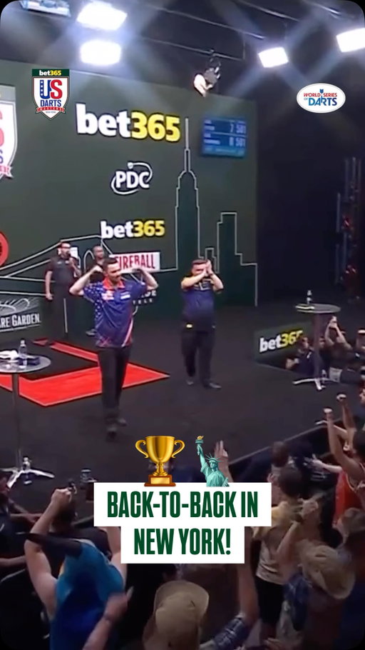 Luke Humphries goes back-to-back in New York! 🏆🇺🇸