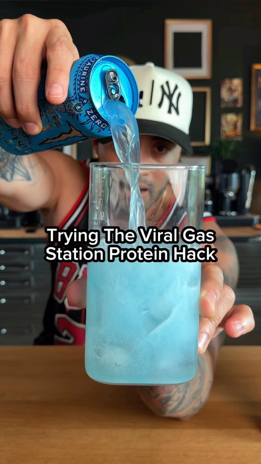 Trying the viral Gas Station Protein Hack