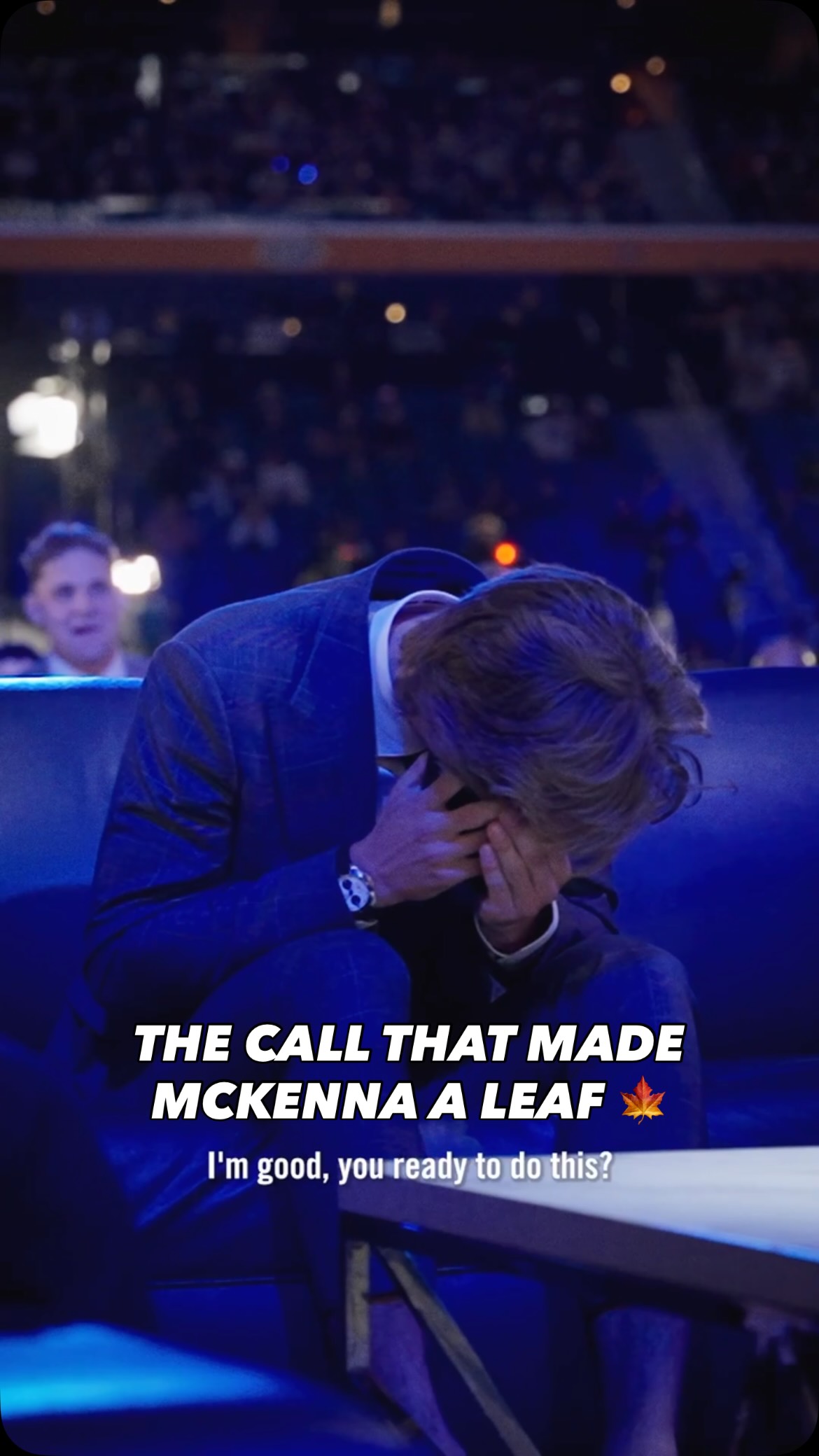 The call that made Gavin McKenna a Toronto Maple Leaf 🥹

(🎥: @mapleleafs)