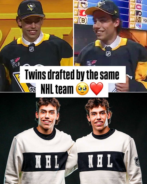 The Penguins took Liam and Markus Ruck at No. 22 and No. 39 overall, respectively, in this year's draft 🙌 (🎥: @NHL)