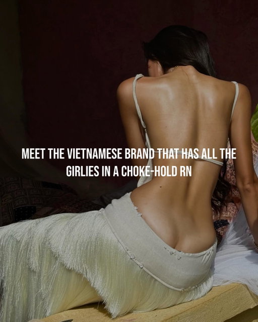 Just discovered this Brand from Vietnam called Huelley Huelley and the girlies are already going crazy for it

To me the art direction is giving Mirror Palais, but it’s the fringed skirt in slide 2 and 3 driving everyone crazy😤