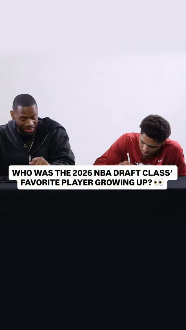 The 2026 NBA Draft Class had one favorite player in common: LeBron James 👑