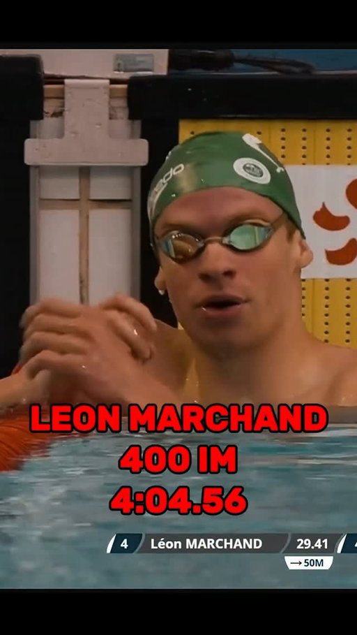 The #5 Swim of All-Time🥶

...Only himself and @m_phelps00 have been faster

How fast is Leon going in Paris this August?👀

#history #doyourwork #swimming #france