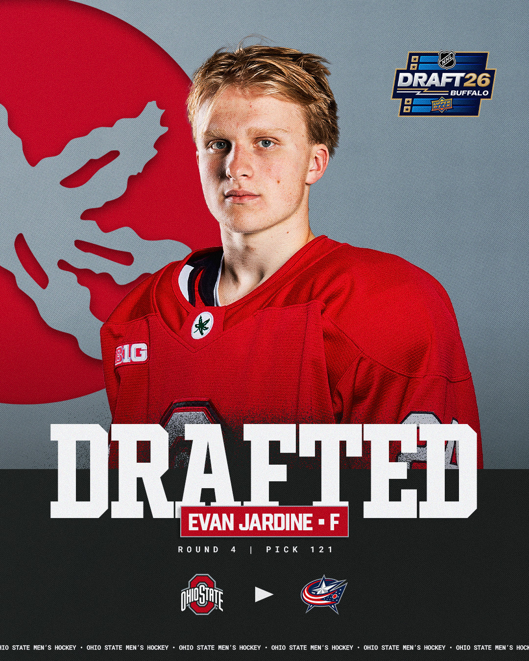 Buckeyes 🤝 Blue Jackets

Congrats to incoming freshman Evan Jardine, who was selected by Columbus in the fourth round of the NHL Draft!

#GoBucks #ProBucks