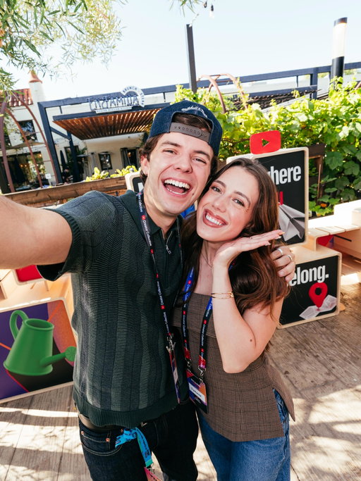POV: you hand @jtcasey and @symonneharrison the camera at the VidCon #YouTubeCreatorCollective 📸