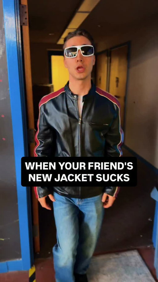 This is a real big swing for him fashion wise #gurgleusa #skit #comedy #fashion #jacket