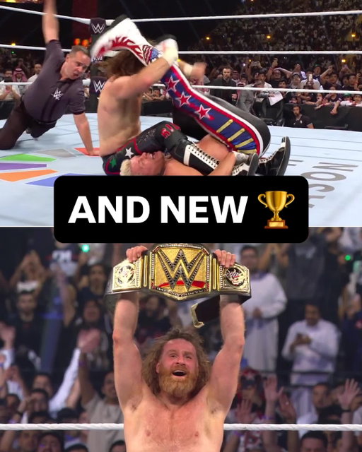 SAMI ZAYN PINS CODY RHODES TO BECOME THE NEW UNDISPUTED WWE CHAMPION 🤯 #WWENOC