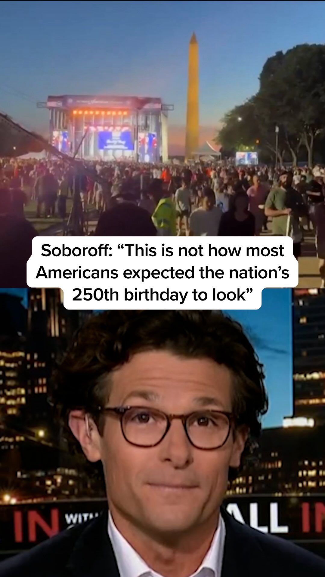 “The nation’s 250th birthday festivities have, begun, but Donald Trump keeps trying to make them a celebration of Donald Trump.”

MS NOW’s @jacobsoboroff explains how President Trump is turning America’s 250th anniversary celebration into a self-promotional political rally.

#news #America250 #trump