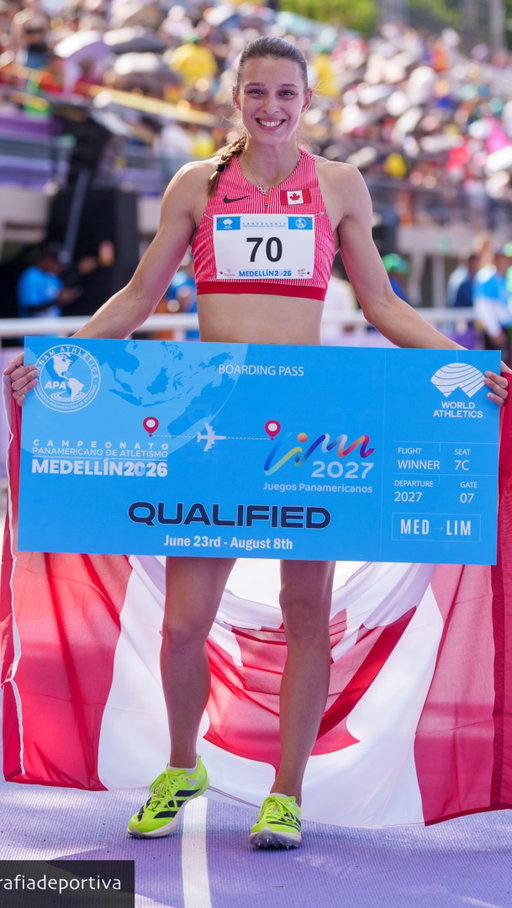 🇨🇦 SPEED HAS A NEW QUEEN! 👑⚡

Absolutely untouchable. Canada’s Audrey Leduc froze the clock at a spectacular 22.64 seconds, leaving the field behind in the women’s 200m at Medellín 2026. 🚀💨

The ultimate reward? She has just punched her direct ticket to the Lima 2027 Pan American Games. 🇵🇪🎟️ The North is roaring loud and clear!

#PanamSports #Medellín2026