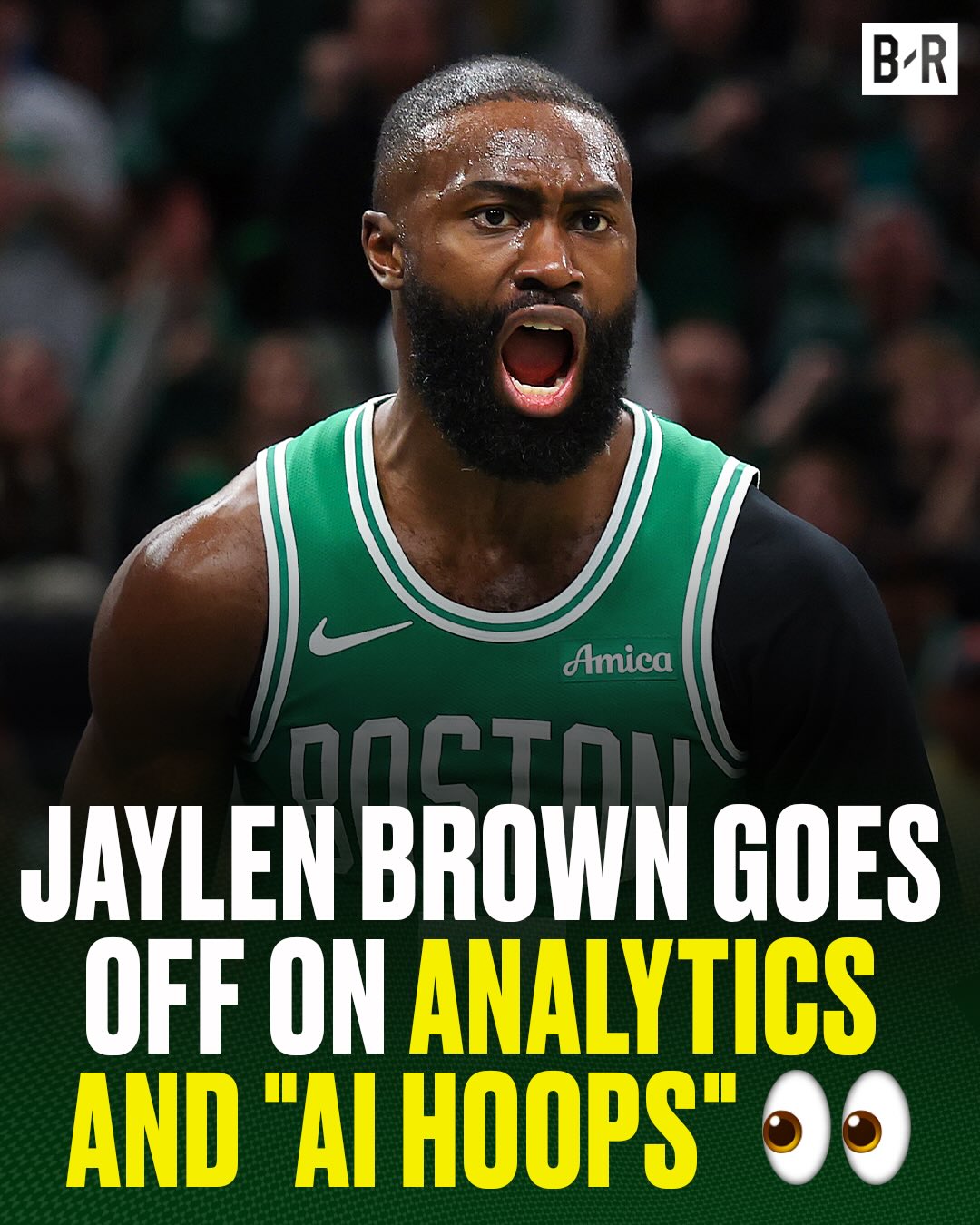 Jaylen Brown responded to criticism around his game and analytics after Bobby Marks relayed an opinion of one ‘analytics guy’ who believes Brown is the seventh-best player on an NBA team 😳 (via @siriusxmnba)