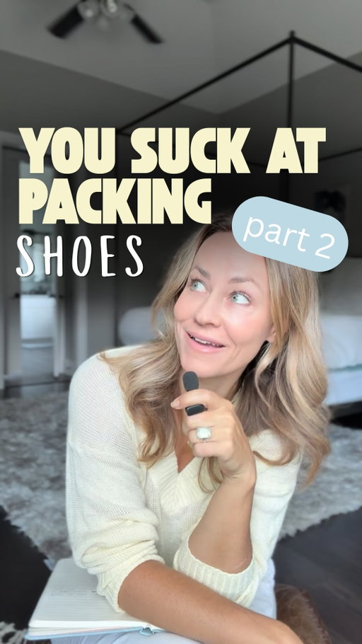 Comment SHOES and I’ll send you some of my favorites and the shoe bags I use👟

🚨 If your shoes need their own suitcase… Part 2 is for you! 

If you’re trying to fit everything into a carry-on, you can’t pack “emotional support shoes” 🤭

Instead, follow the 3-shoe rule:
👟 1 comfortable walking shoe
👠 1 dressier shoe
🥾 1 trip-specific shoe (think hiking boots, sandals, snow boots, water shoes, etc.)

Then level up with these pro packing tips:
✔️ Pack shoes in a shoe bag or shower cap to keep the rest of your clothes clean.
✔️ Fill the inside of your shoes with socks, chargers, jewelry, or other small items so no space goes to waste.
✔️ Wear your bulkiest pair to the airport and save valuable suitcase space.

Packing lighter means packing smarter and avoiding decision fatigue on vacation 🏖️

📌 Save this for your next trip.
✈️ Share this with your friend who packs six pairs of shoes for a three-day vacation.

#PackingTips #CarryOnPacking #TravelTips #TravelHacks #PackLight Overpacking PackingHacks TravelEssentials CarryOnOnly LuggageTips TravelSmart VacationTips FrequentFlyer TravelCreator PackingGuide