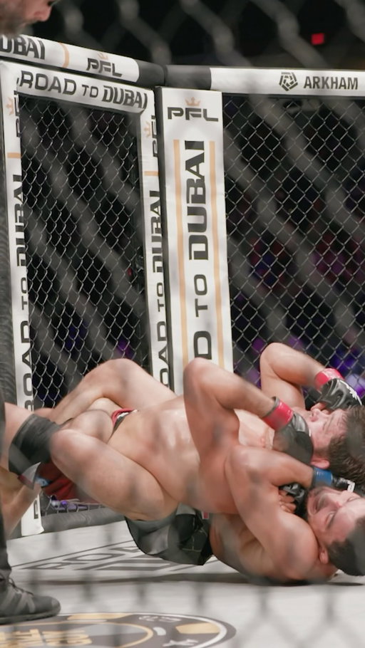 Welcome back Sarvarjon Khamdiov! 

Khamdiov taps out Justin Wetzell with a second round submission! (Rear Naked Choke)

#PFLSanDiego |  Prelims LIVE NOW on the ESPN App | Main Card 10PM EST on ESPN 2