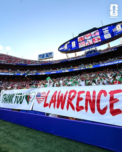 Algeria will always have a home in Lawrence ❤️ 🇩🇿

#FIFAWorldCup #WeAreKansasCity #WeAre26