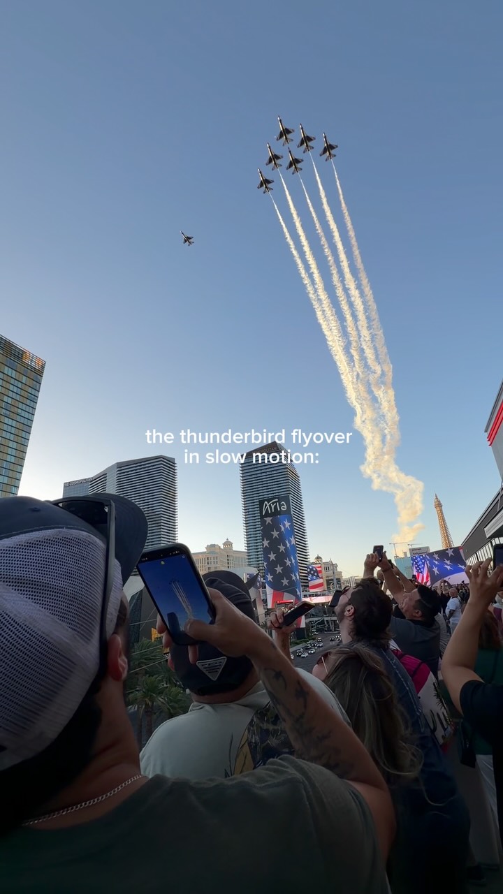 Celebrating America’s 250th Anniversary with America’s Team @afthunderbirds 😎✈️

#VivaLasThunderbirds #Vegas