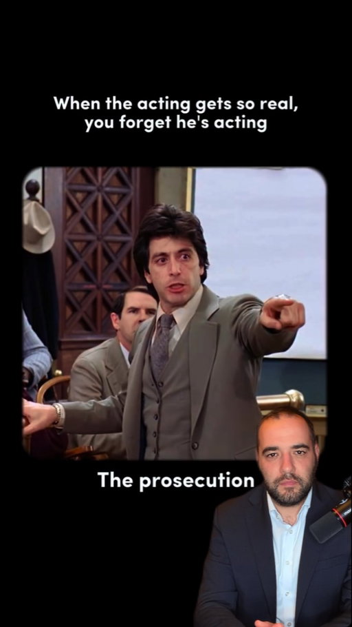 Al Pacino in a courtroom versus what a real New York City personal injury case actually looks like.

Over 95% of personal injury cases in New York never see a trial. The real drama is pushing back on a $3,000 insurance offer and getting our client $300,000. It just doesn't look like Al Pacino.

We handle car accidents, truck accidents, motorcycle accidents, slip and fall, trip and fall, premises liability, construction accidents, pedestrian accidents, and personal injury cases across all 5 boroughs of New York City.

Free consultation, (516) 531-7833.