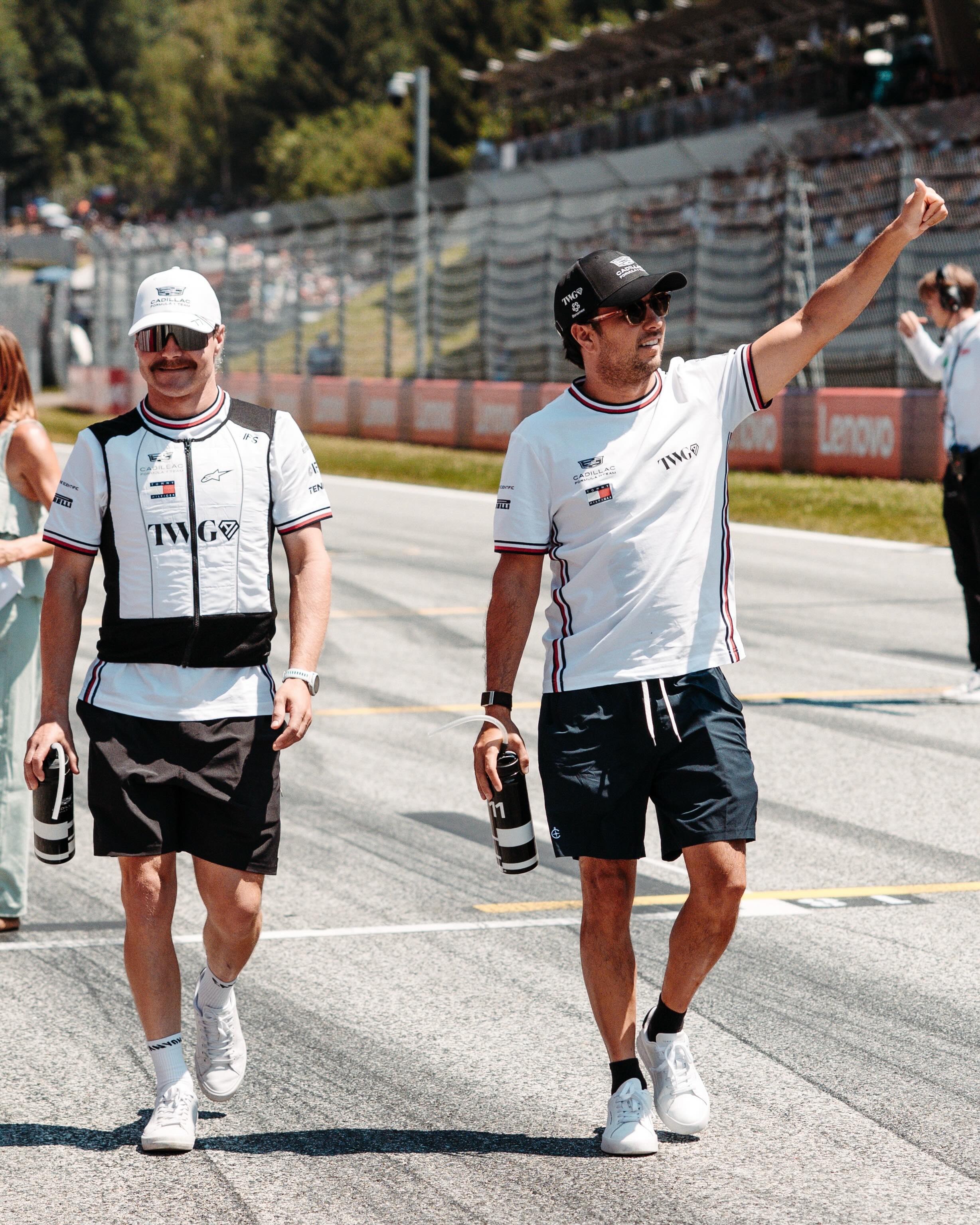All smiles ahead of the Austrian Grand Prix 😁