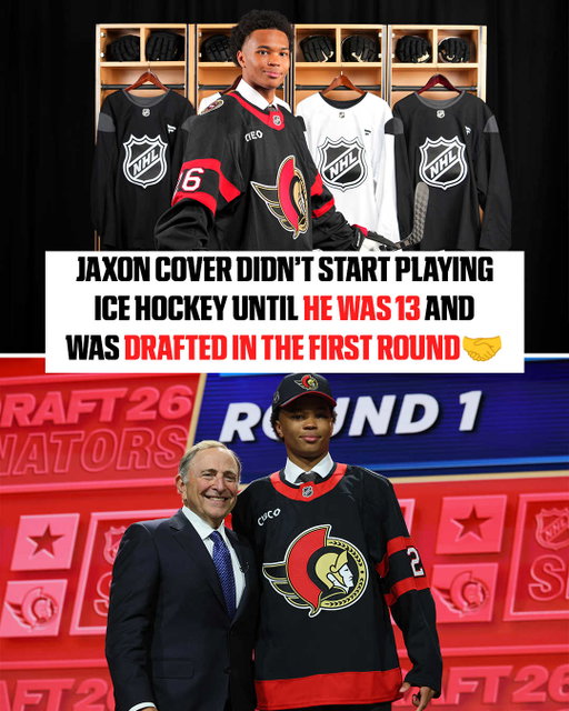 Jaxon Cover grew up playing inline hockey on the only rink in the Cayman Islands, learned ice hockey six years ago and now he's been drafted No. 32 overall 👏

(📹 @nhl)