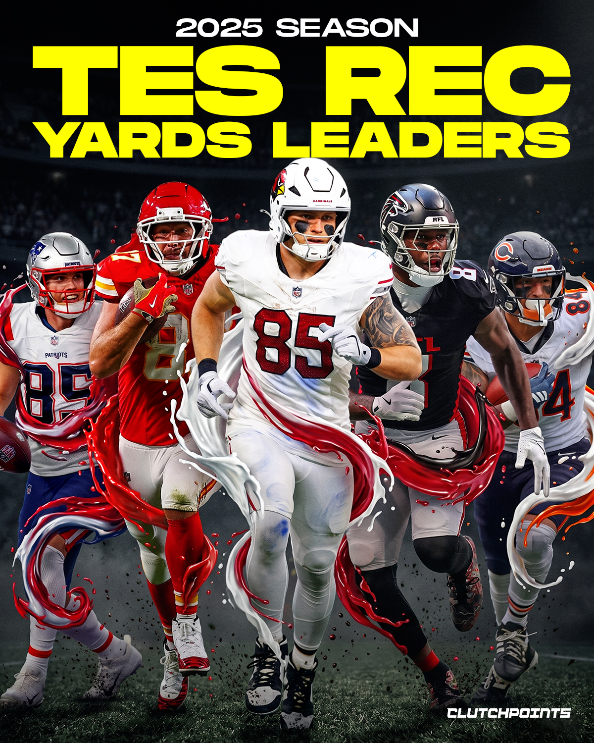 The tight end position continued evolving across the NFL in 2025.

Trey McBride led all tight ends with 1,239 receiving yards, capping off another outstanding season and further establishing himself among the league's elite at the position.

Behind him, the leaderboard featured a fascinating mix of proven veterans and rising young stars.

Travis Kelce, Hunter Henry and Dalton Schultz once again proved they remain productive targets, while Kyle Pitts enjoyed one of the best receiving seasons of his career.

At the same time, three rookies made an immediate impact.

Tyler Warren, Harold Fannin and Colston Loveland all cracked the top nine in receiving yards, showing just how bright the future of the position looks across the league.

Will this group look the same a year from now? Probably not.

Veterans will continue battling to stay among the league's best, while the NFL's next generation of tight ends is only getting started.

Which player on this list do you think will lead all TEs in receiving yards in 2026?

🏈📊