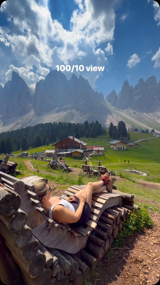The best seat in the Dolomites 🇮🇹 

Hey! We’re Meghan and Pat a married couple traveling the world full time! If you like roadtripping, hiking, adventures, and exploring new places with your person, welcome to our page!  

Travel Couple, Hiking, Unique Stays, Romantic, Cinematic, Adventures, Date Ideas