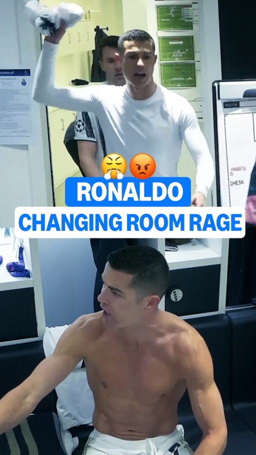 Think Ronaldo gave the dressing a blast like this time at Juve after failing to top their World Cup group? 🇵🇹😬🤬