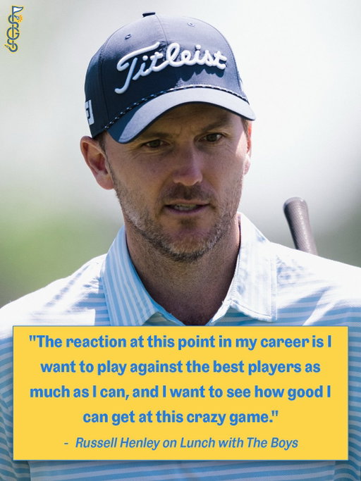 World No. 5 Russell Henley shares his thoughts on the PGA Tour schedule on an all-new Lunch with The Boys!

Watch the full episode on the SGS YouTube channel, available now.