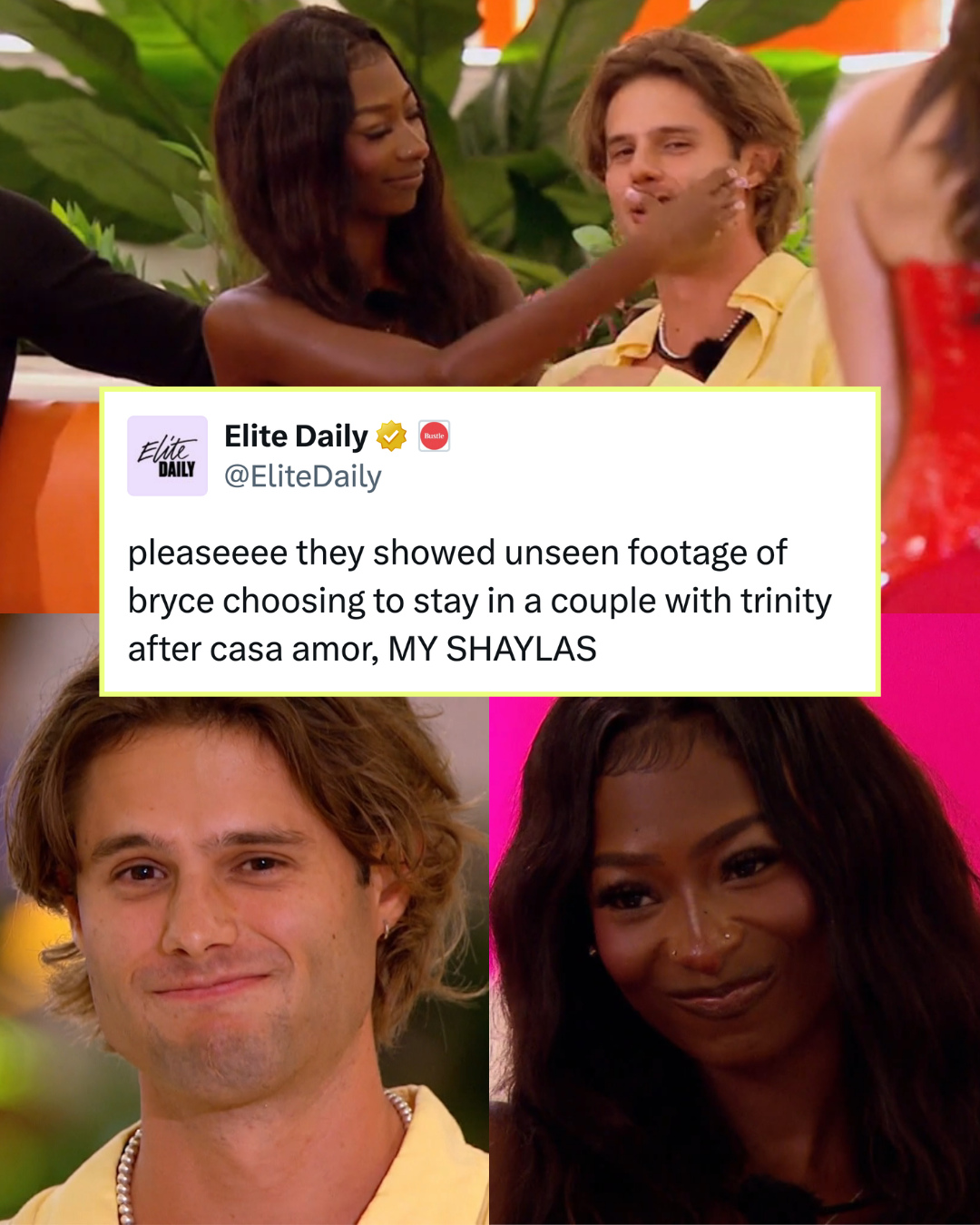Not afraid to admit this had me tearing up, oh brinity the winning couple you are 😭 ICYMI, #LoveIslandUSA aired unseen footage of the boys making their decisions at Casa Amor on last night's episode of #Aftersun.⁠
⁠
Photos: @loveislandusa