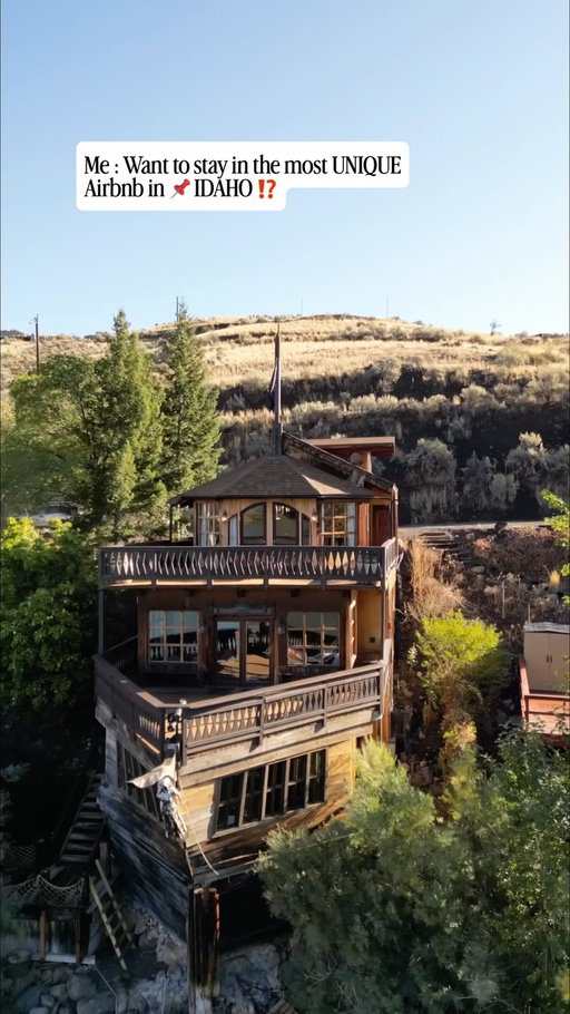 🏴‍☠️⚓ THIS might be the most INCREDIBLE Airbnb in Idaho... and honestly, one of the most UNIQUE stays in the entire country! 
.
🔖 Save for the next time you are wanting to go stay in a place that BLOWS you away!
.
➡️ Send to a friend, family member, your favorite unique stay loving pals who would love to stay with you in this Pirate Ship!
.
💭COMMENT “ AHOY” to have the link sent directly to you so you can book ASAP & go enjoy this one-of-a-kind spot!
.
👋🏻Hi, I’m McKenzie — based in Boise, Idaho & sharing bucket-list itineraries, hidden gems, unique stays & adventure getaways. ✅ Follow @mckenzieinmotion for more!
.
😳If you’ve ever dreamed of spending the night aboard a pirate ship, your adventure starts here. Every inch of this one-of-a-kind Shiphouse has been thoughtfully designed to make you feel like you’ve stepped into a real-life pirate story. 
.
🪎From hidden treasures and themed décor to luxury finishes and breathtaking lake views, this stay is an experience you’ll never forget.
.
⚓ 1st Deck: A cozy galley kitchen, inviting living space, and a spacious deck overlooking a crystal-clear mountain lake.
.
🏴‍☠️ 2nd Deck: Pirate paradise! Four custom bunk beds, a movie projector, a relaxing hammock, and even a water cannon for a little friendly pirate battle.
.
👑 3rd Deck: The Captain’s Quarters featuring a luxurious suite with a crackling fireplace, coffee bar, elegant soaking tub, and a stunning triple-head shower.
.
✨ But wait... there’s more!
.
💦 Waterfront property 🏝️ Private island to explore 🏔️ Incredible mountain views 🐶 Pet-friendly 🛏️ Sleeps up to 6 adventurers
.
👍🏻Whether you’re planning a family getaway, an unforgettable weekend with friends, a romantic escape, or simply looking for one of the coolest Airbnbs you’ve ever seen, this place belongs on your bucket list.
.
😍Trust me... photos don’t even do it justice. 
.
⁉️ Would you stay in a place like this?!